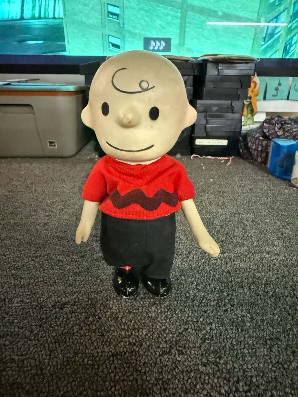 Vintage 1966 Charlie Brown Poseable Pocket Doll by Boucher Associates